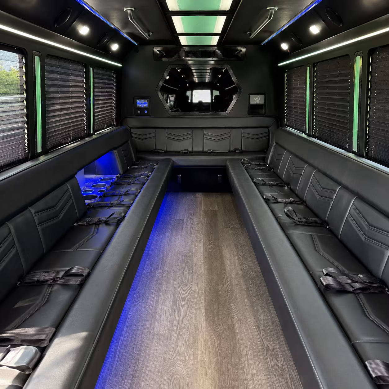 compare wedding party buses and charter buses for every irving venue